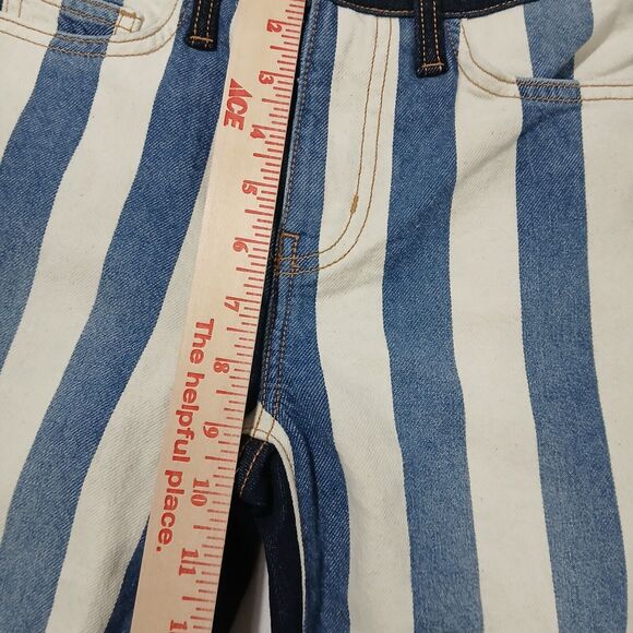 Current Elliott Jeans 24 The Stiletto High Waist Ankle Skinny The Bay Stripe NEW - Picture 9 of 11